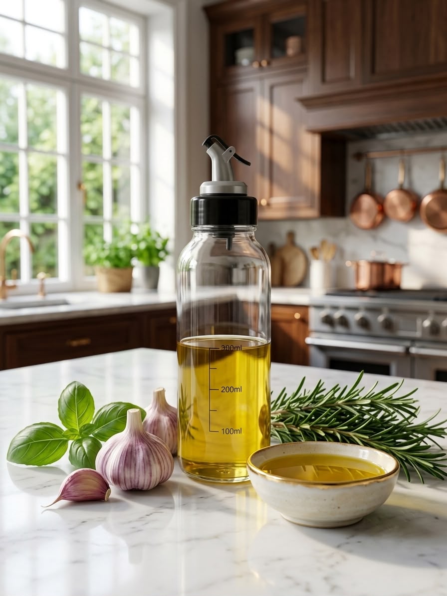 Auto-Flip Leak-Proof Oil Dispenser Bottle, 500ml — additional product photo