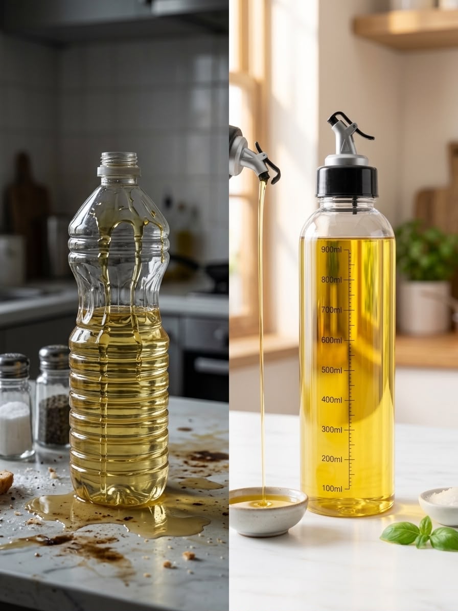 Auto-Flip Leak-Proof Oil Dispenser Bottle, 500ml — additional product photo