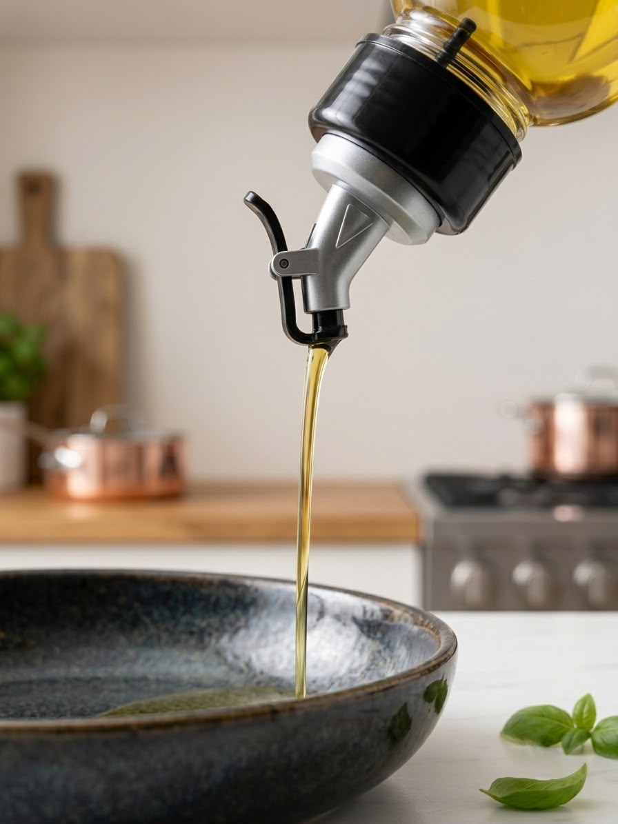 Auto-Flip Leak-Proof Oil Dispenser Bottle – 500ml
