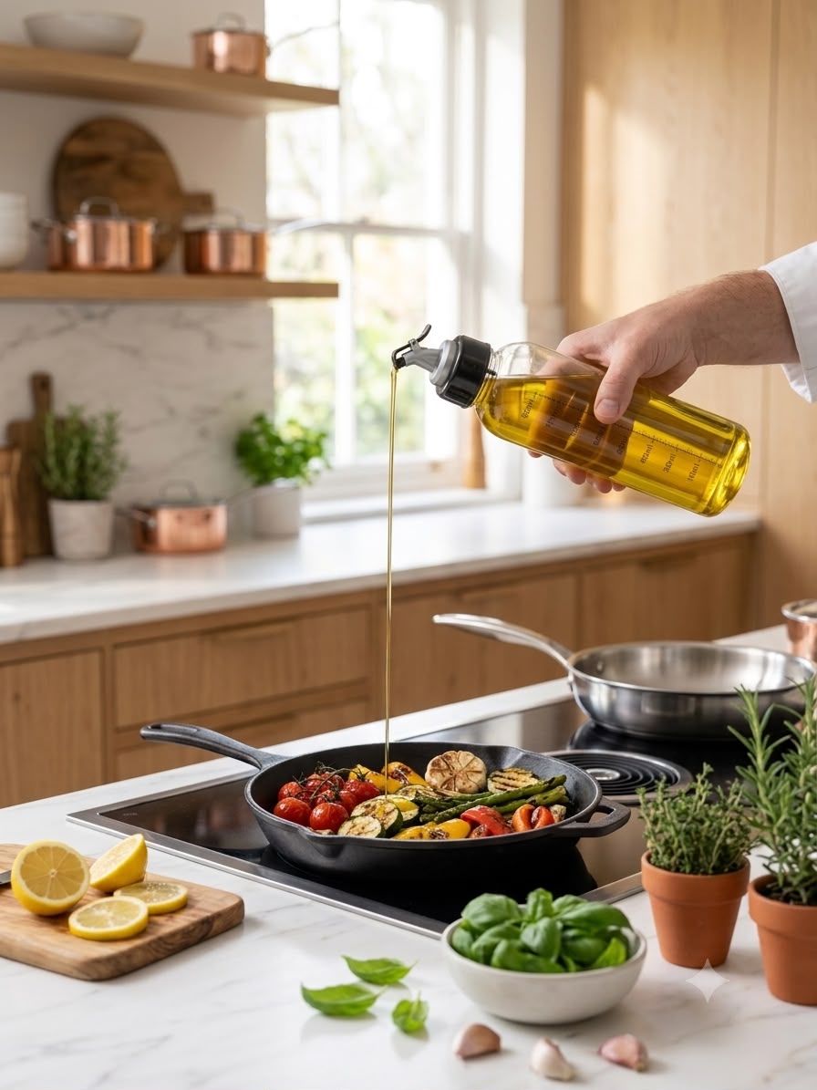 Auto-Flip Leak-Proof Oil Dispenser Bottle, 500ml — additional product photo