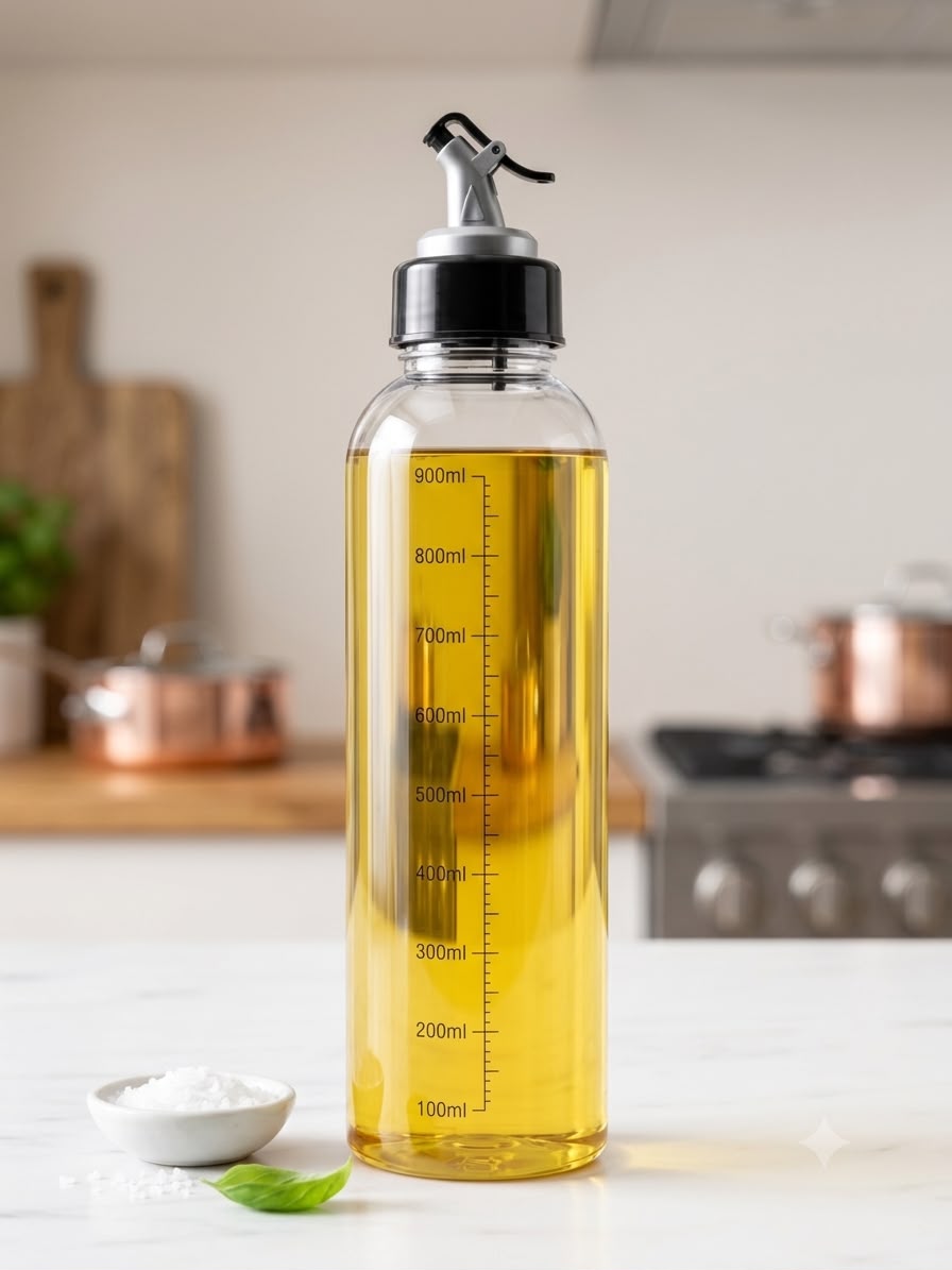 Auto-Flip Leak-Proof Oil Dispenser Bottle – 500ml